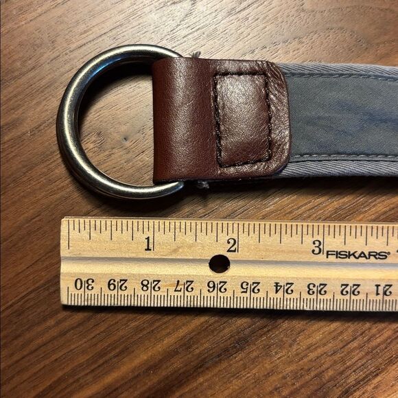 J. Crew Fabric Double D Ring Belt  with Nautical Theme - L / XL - Picture 6 of 7